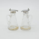 Pair of Sterling Silver Whisky Tots or Noggins 1912 Birmingham Levi & Salaman
