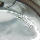 Sterling Silver Child's Pictorial Christening Plate Antique 1935 Birmingham Deco