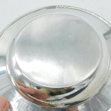 Sterling Silver Child's Pictorial Christening Plate Antique 1935 Birmingham Deco