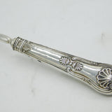 George IV Sterling Silver Queens Pattern Stilton Scoop Antique 1829 Birmingham