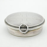 Sterling Silver Religious Communion Pyx Wafer Box Antique 1939 London