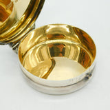 Sterling Silver Religious Communion Pyx Wafer Box Antique 1939 London