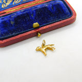 9ct Yellow Gold Little Dog Charm or Pendant Vintage 1967 Birmingham