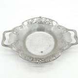 Arts & Crafts Tudric English Pewter Shamrock & Heart Dish Antique c1900