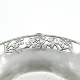 Arts & Crafts Tudric English Pewter Shamrock & Heart Dish Antique c1900