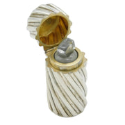 Sampson Mordan & Co Sterling Silver Swirl Pattern Scent Bottle Antique 1890 London