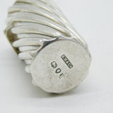 Sampson Mordan & Co Sterling Silver Swirl Pattern Scent Bottle Antique 1890 London