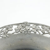Arts & Crafts Liberty & Co Pewter Blue Guilloche Enamel Dish Antique c1900