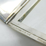 Tiffany & Co. 14ct Gold & Sterling Silver Mirror Compact Antique c1920 Art Deco