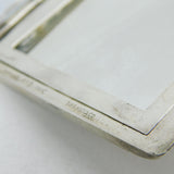 Tiffany & Co. 14ct Gold & Sterling Silver Mirror Compact Antique c1920 Art Deco