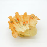 Grainger Royal Worcester Blush Porcelain Large Shell Bowl Antique c1920 Deco