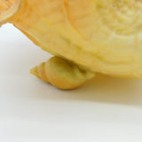 Grainger Royal Worcester Blush Porcelain Large Shell Bowl Antique c1920 Deco
