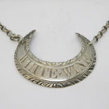 Hester Bateman George III Sterling Silver White Wine Decanter Label Antique