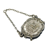 Edwardian Sterling Silver Regency Pattern Chatelaine Pin Cushion Antique