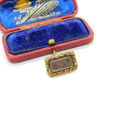 Georgian 12ct Yellow Gold Woven Hair Plait Mourning Brooch c1820 Antique