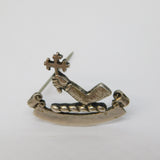 Scottish Sterling Silver Clan Macmillan Brooch Pin Antique 1937 Glasgow