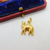 18ct Yellow Gold Standing Camel Charm or Pendant Vintage c1970