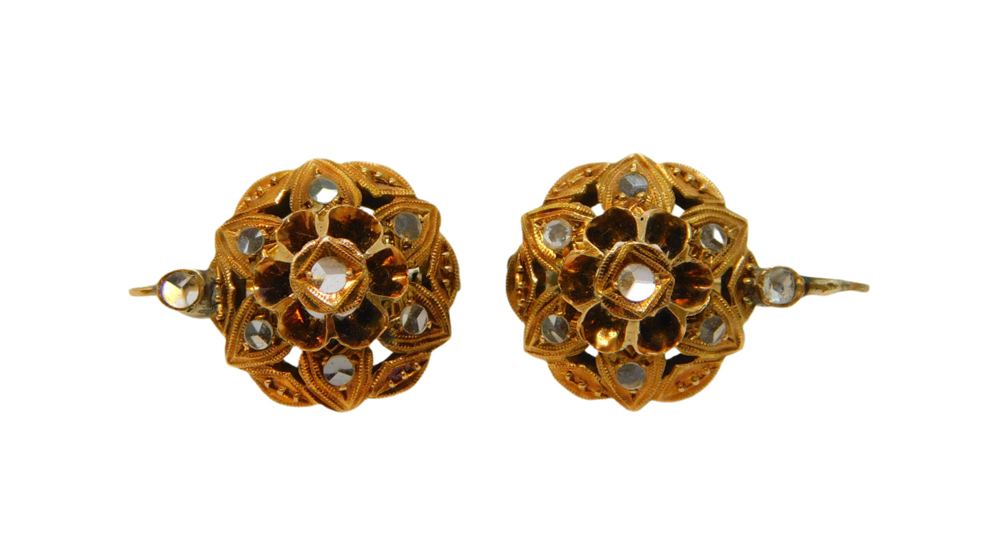 Antique Gold Earrings
