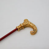 Victorian 15ct Yellow Gold Novelty Walking Cane Stick Pin Antique c1880