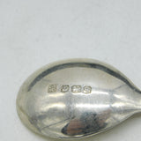 Set of Sterling Silver Green Bakelite Coffee Bean Teaspoons Antique 1933 Deco