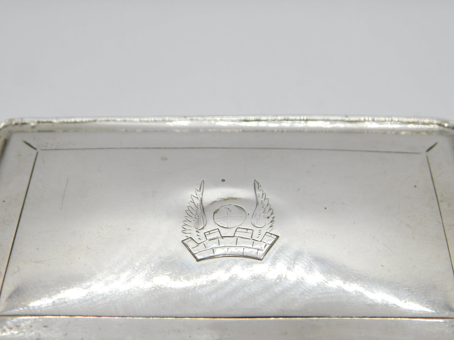 William IV Nathaniel Mills Sterling Silver Snuff Box Antique 1836 Birmingham