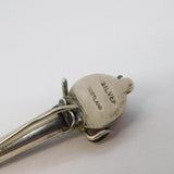 19th Century Scottish Sterling Silver Citrine & Agate Dirk Brooch Antique c1890