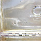 William IV Nathaniel Mills Sterling Silver Snuff Box Antique 1836 Birmingham