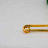 Victorian 9ct Yellow Gold Fox Mask Hunting Stock Pin Brooch Antique c1890