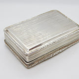 William IV Nathaniel Mills Sterling Silver Snuff Box Antique 1836 Birmingham