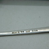 Boxed Swedish Sterling Silver Floral Teaspoons Vintage 1965 AIDA