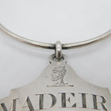 George III Sterling Silver Madeira Bottle Neck Collar Antique 1805 London