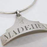 George III Sterling Silver Madeira Bottle Neck Collar Antique 1805 London