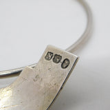 George III Sterling Silver Madeira Bottle Neck Collar Antique 1805 London