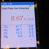 Victorian 9ct Yellow Gold Hair Set Mourning Brooch Antique c1850