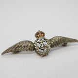 WWII Sterling Silver & Enamel Royal Navy Air Arm Sweetheart Brooch Antique c1940