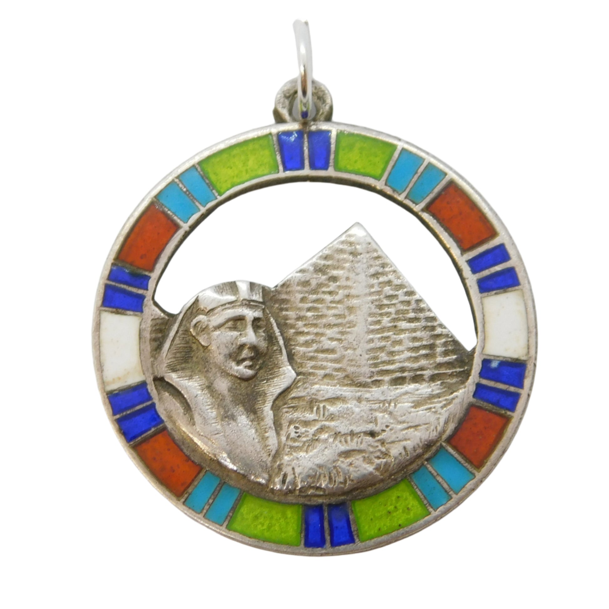 ANTIQUE SILVER EGYPTIAN CHARM 