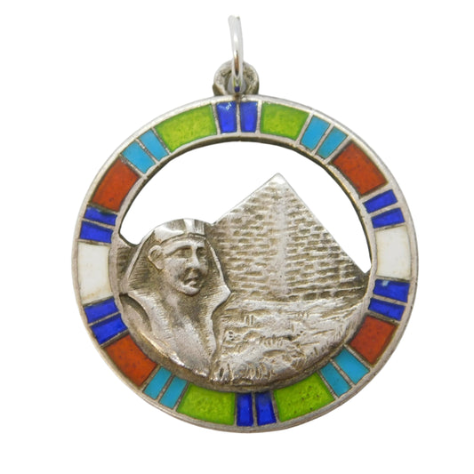 ANTIQUE SILVER EGYPTIAN CHARM 