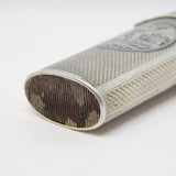 19th Century French Silver & Niello Enamel Shooting Interest Vesta Case Antique