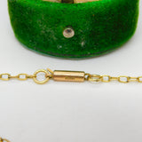 Victorian 9ct Gold, Seed Pearl & Turquoise Swallow Pendant Necklace Antique 1890