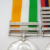 Boer War South Africa Pair of Medals Kings Rifle Brigade Pte Turner Antique