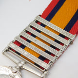 Boer War South Africa Pair of Medals Kings Rifle Brigade Pte Turner Antique