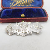 Edwardian Sterling Silver Swallow Sweetheart Brooch 1903 Birmingham