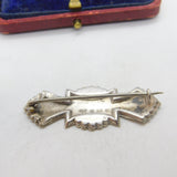 Edwardian Sterling Silver Swallow Sweetheart Brooch 1903 Birmingham