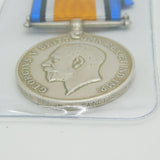 Pair of WW1 British Army Service Medals 97691 SPR H.A Sanders Antique 1918
