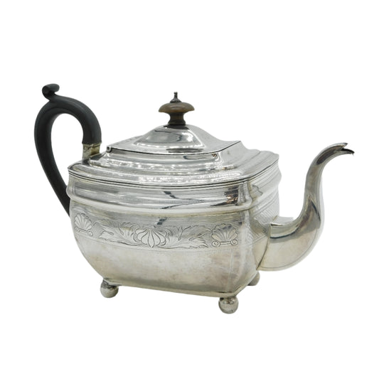Georgian Irish Silver Teapot Antique