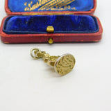 Georgian Ottoman Period Sterling Silver Gilt Arabic Seal Fob c1800 Antique