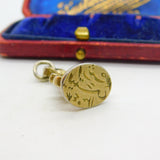 Georgian Ottoman Period Sterling Silver Gilt Arabic Seal Fob c1800 Antique
