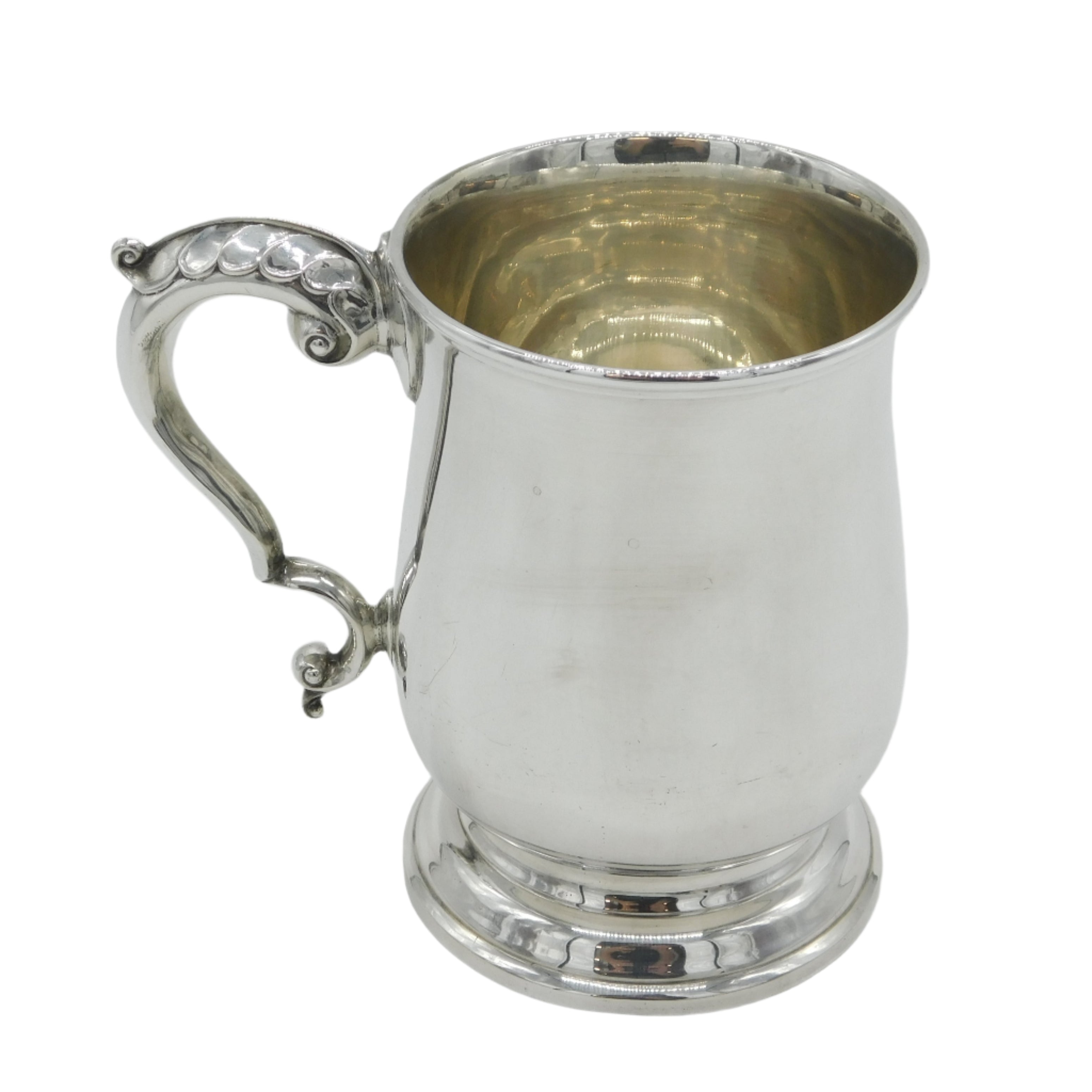 Antique Silver Pint Tankard 