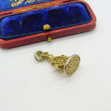 Georgian Ottoman Period Sterling Silver Gilt Arabic Seal Fob c1800 Antique