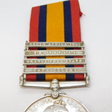 Boer War Queens South Africa Medal Pte T. Hunt East Kent Regiment Antique